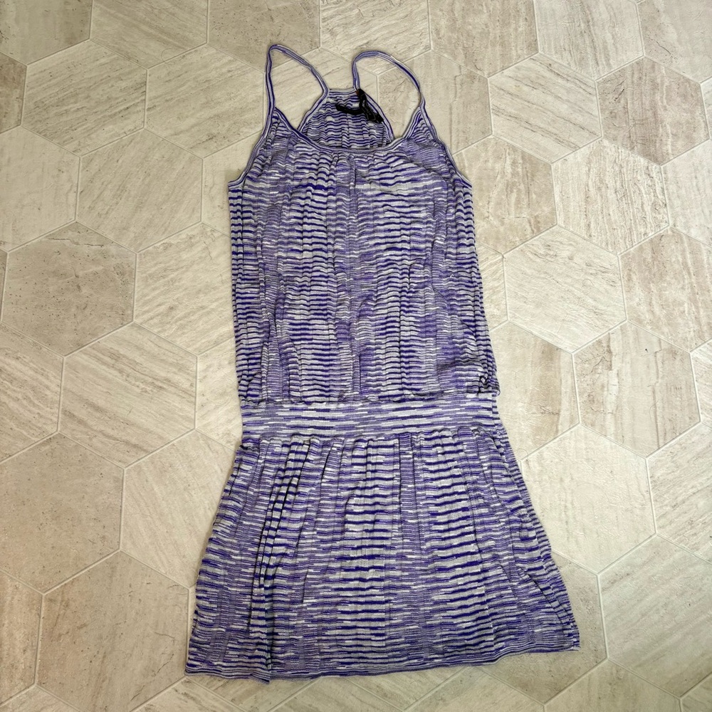 BCBGMaxAzria Drop Waist Knit 2010s MiniDress, size xs